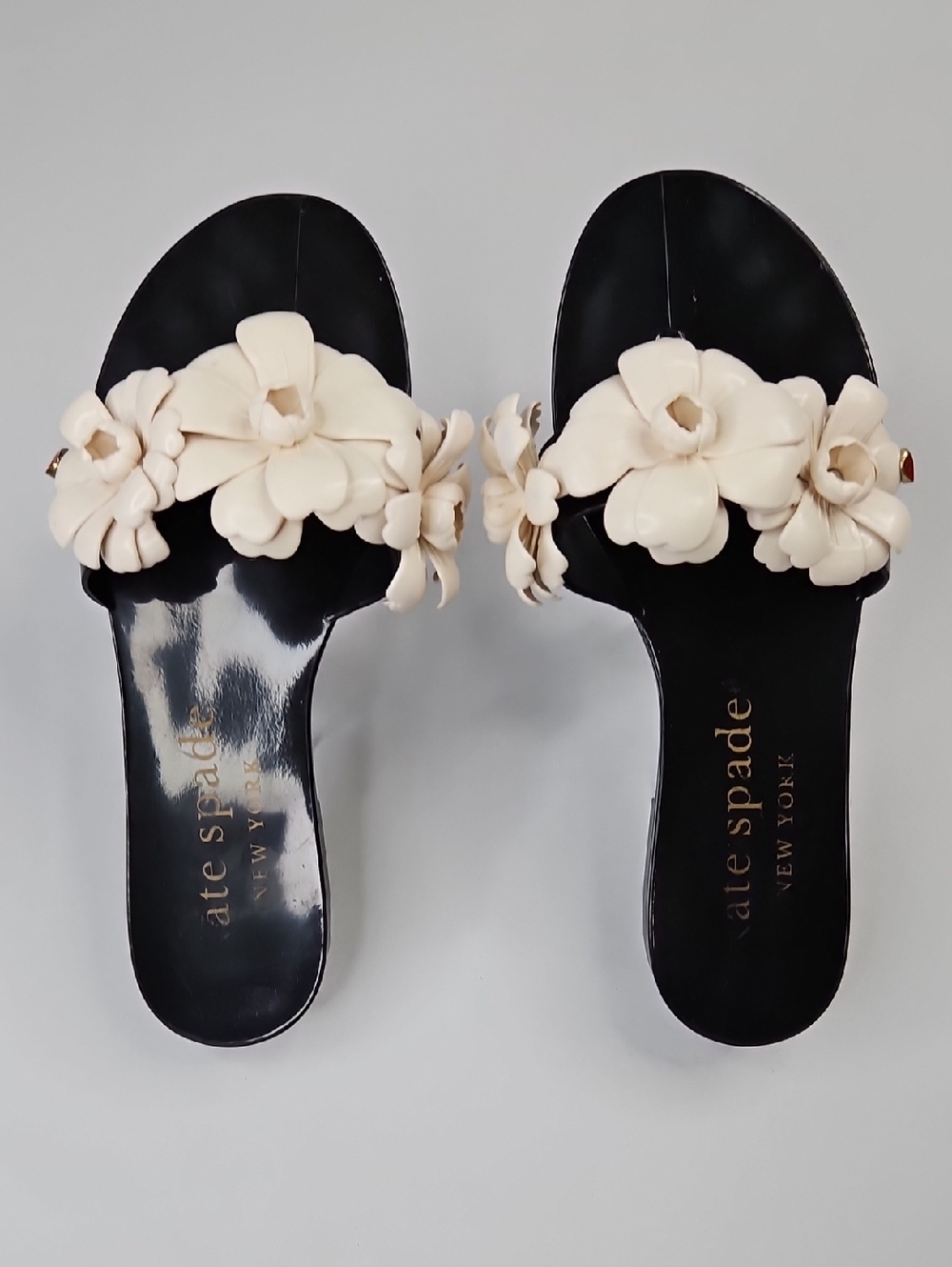 Kate Spade New York Jaylee Flat Slide Sandal (Women's) - Black - Sz 8 M